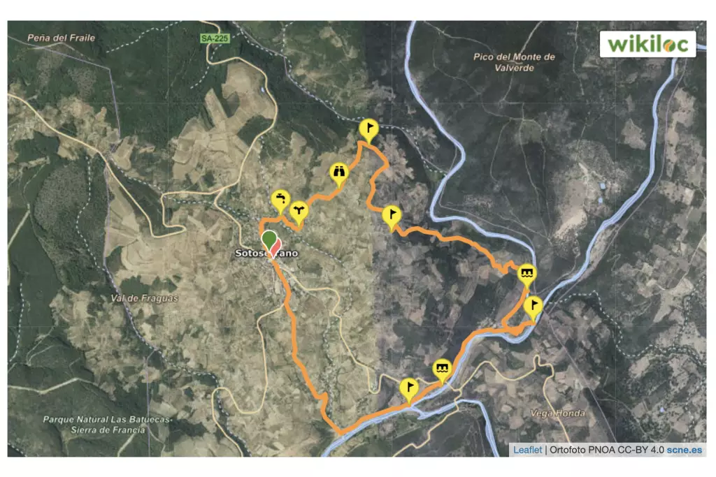 Ruta de senderismo en Sotoserrano